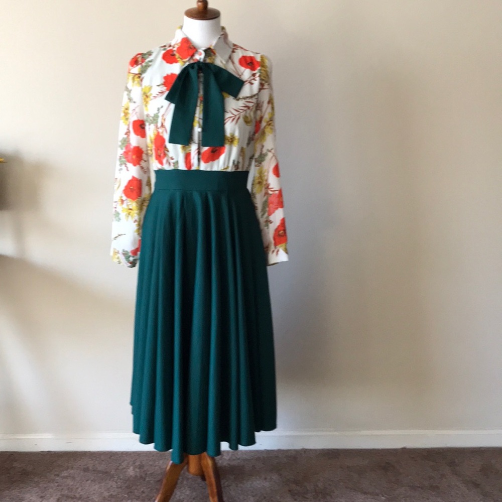 Vintage style floral dress